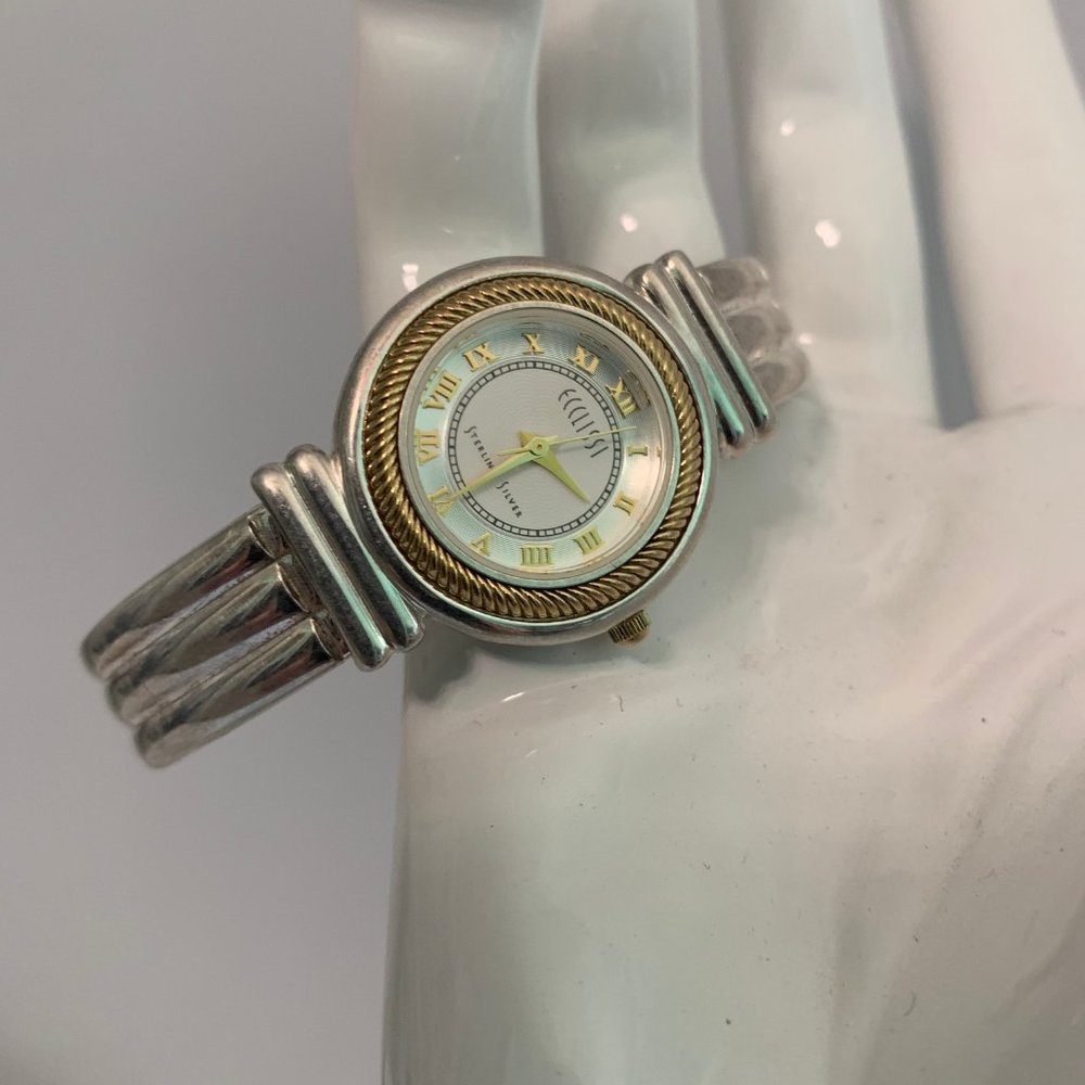 Sterling Silver Roman Style Watch